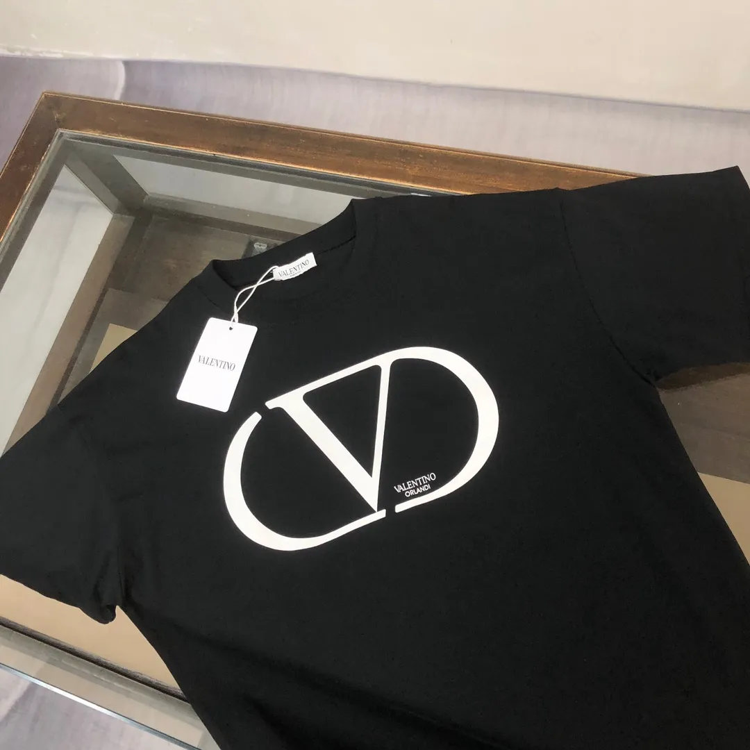 💰P85💥 VALENTINO/ Same Style T ～ logo ～ ～ ！ Breathable ， 。Premium ！ Same Style！ ：Black White Size：M-3XL（ ！）